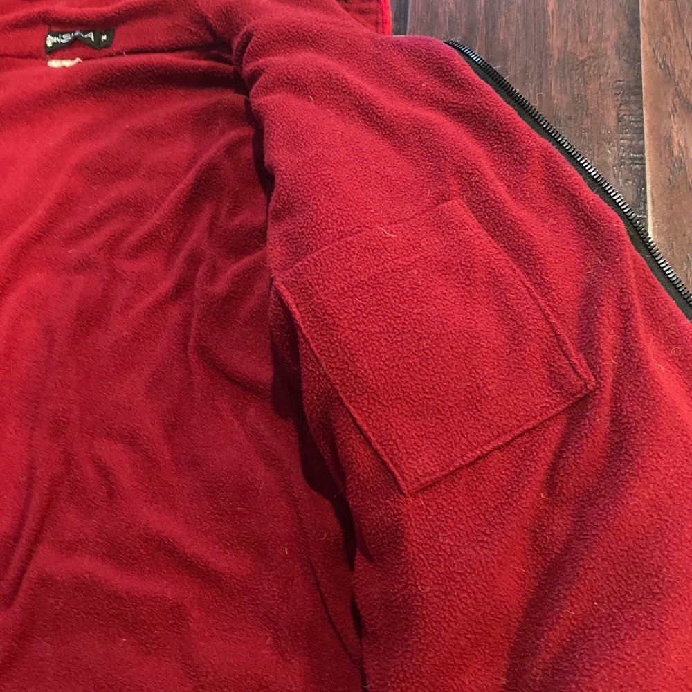 Ishka Rainbow Striped Wool Fleece Lined Zip Hoodie Sweater Handmade Nepal M READ - Picture 11 of 14